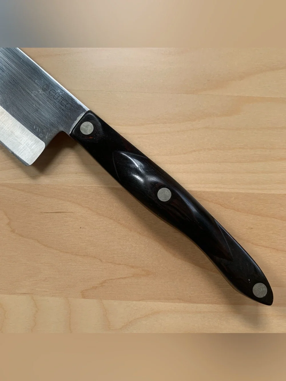 CUTCO 1735 Vegetable Cleaver Knife Classic Black Handle